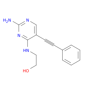 Ethanol, 2-[[2-amino-5-(phenylethynyl)-4-pyrimidinyl]amino]-