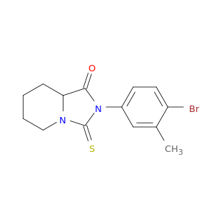 2-(4-bromo-3-methylphenyl)-3-thioxohexahydroimidazo[1,5-a]pyridin-1(5h)-one