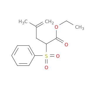 4-Pentenoic acid, 4-methyl-2-(phenylsulfonyl)-, ethyl ester