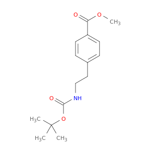 4-(2-叔丁氧羰基氨基乙基)苯甲酸甲酯
