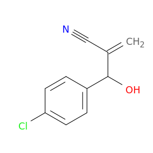 Benzenepropanenitrile, 4-chloro-b-hydroxy-a-methylene-