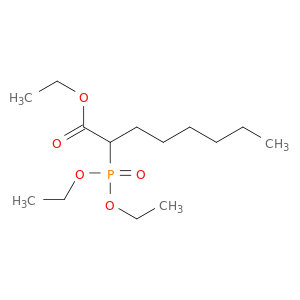 octanoic acid, 2-(diethoxyphosphinyl)-, ethyl ester