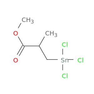 Propanoic acid, 2-methyl-3-(trichlorostannyl)-, methyl ester