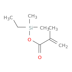 2-Propenoic acid, 2-methyl-, ethyldimethylsilyl ester