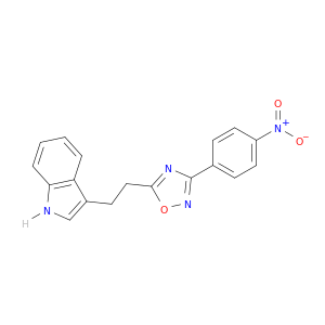1H-Indole, 3-[2-[3-(4-nitrophenyl)-1,2,4-oxadiazol-5-yl]ethyl]-