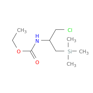 Carbamic acid, [1-(chloromethyl)-2-(trimethylsilyl)ethyl]-, ethyl ester