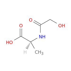 L-Alanine,N-(2-hydroxyacetyl)-