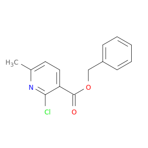 3-Pyridinecarboxylic acid, 2-chloro-6-methyl-, phenylmethyl ester