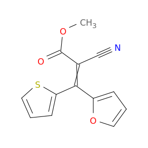 2-Propenoic acid, 2-cyano-3-(2-furanyl)-3-(2-thienyl)-, methyl ester