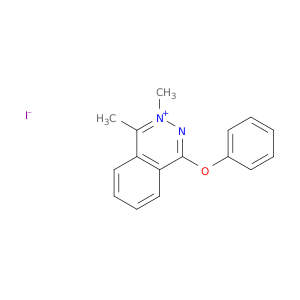 Phthalazinium, 1,2-dimethyl-4-phenoxy-, iodide