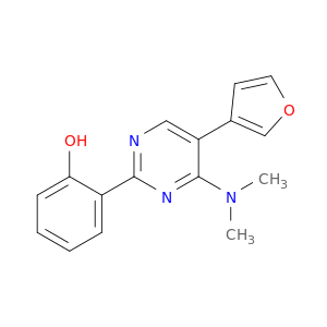 Phenol, 2-[4-(dimethylamino)-5-(3-furanyl)-2-pyrimidinyl]-