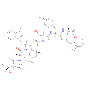 L-Tryptophan, L-threonyl-L-leucyl-L-tryptophyl-L-prolyl-L-seryl-L-tyrosyl-