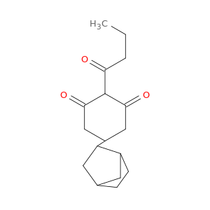 1,3-Cyclohexanedione, 5-bicyclo[2.2.1]hept-2-yl-2-(1-oxobutyl)-