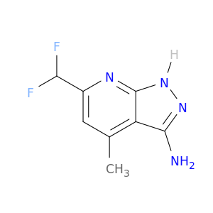 6-(difluoromethyl)-4-methyl-1H-pyrazolo[3,4-b]pyridin-3-amine
