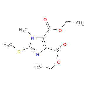 1H-Imidazole-4,5-dicarboxylicacid, 1-methyl-2-(methylthio)-, 4,5-diethyl ester