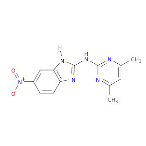 1H-Benzimidazol-2-amine,N-(4,6-dimethyl-2-pyrimidinyl)-6-nitro-