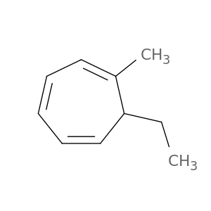 1,3,5-Cycloheptatriene, 7-ethylmethyl-