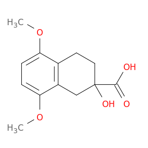 2-hydroxy-5,8-dimethoxy-tetralin-2-carboxylic acid