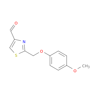 2-(4-Methoxyphenoxymethyl)-1,3-thiazole-4-carbaldehyde