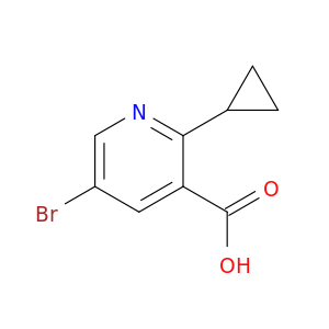 5-Bromo-2-cyclopropylpyridine-3-carboxylic acid