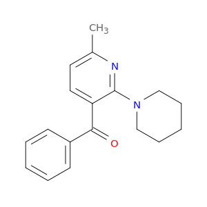 Methanone, [6-methyl-2-(1-piperidinyl)-3-pyridinyl]phenyl-