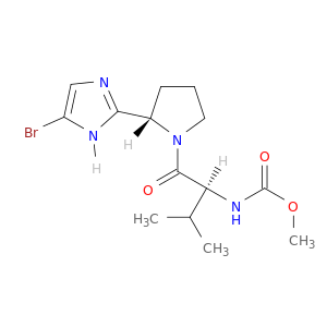 N-[(1S)-1-[[(2S)-2-(5-溴-1H-咪唑-2-基)-1-吡咯烷基]羰基]-2-甲基丙基]氨基甲酸甲酯