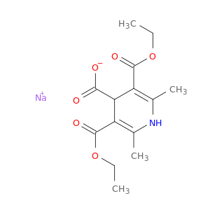 3,4,5-Pyridinetricarboxylicacid, 1,4-dihydro-2,6-dimethyl-, 3,5-diethyl ester, sodium salt (1:1)