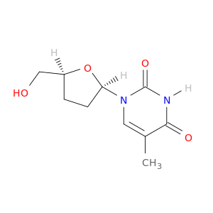 1-((2R,5S)-5-(羟甲基)四氢呋喃-2-基)-5-甲基嘧啶-2,4(1H,3H)-二酮