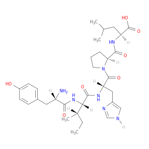 L-Leucine, N-[1-[N-(N-L-tyrosyl-L-isoleucyl)-L-histidyl]-L-prolyl]-