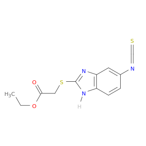 Acetic acid, [(5-isothiocyanato-1H-benzimidazol-2-yl)thio]-, ethyl ester