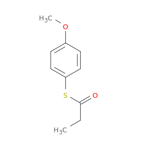 Propanethioic acid, S-(4-methoxyphenyl) ester