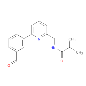 Propanamide, N-[[6-(3-formylphenyl)-2-pyridinyl]methyl]-2-methyl-