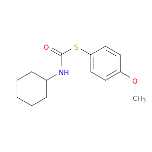 Carbamothioic acid, cyclohexyl-, S-(4-methoxyphenyl) ester