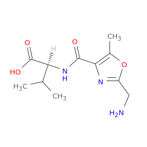 L-Valine, N-[[2-(aminomethyl)-5-methyl-4-oxazolyl]carbonyl]-