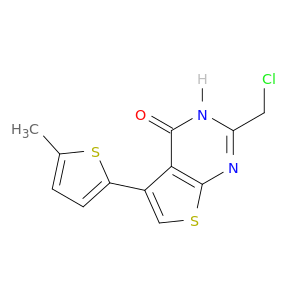 2-(Chloromethyl)-5-(5-methylthiophen-2-yl)-3H,4H-thieno[2,3-d]pyrimidin-4-one