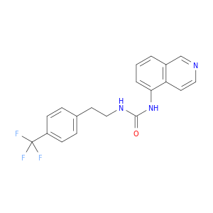 Urea, N-5-isoquinolinyl-N'-[2-[4-(trifluoromethyl)phenyl]ethyl]-