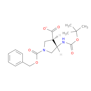 trans-1-((benzyloxy)carbonyl)-4-((tert-butoxycarbonyl)amino)pyrrolidine-3-carboxylic acid