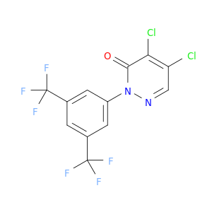 3(2H)-Pyridazinone, 2-[3,5-bis(trifluoromethyl)phenyl]-4,5-dichloro-
