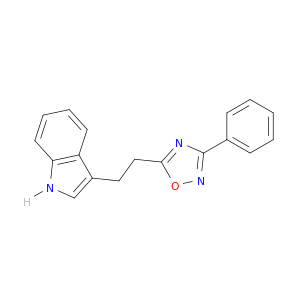 1H-Indole, 3-[2-(3-phenyl-1,2,4-oxadiazol-5-yl)ethyl]-