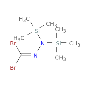 Carbonohydrazonic dibromide, bis(trimethylsilyl)-
