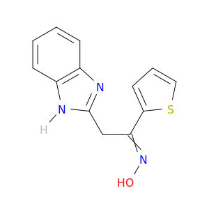 N-[2-(1H-1,3-Benzodiazol-2-yl)-1-(thiophen-2-yl)ethylidene]hydroxylamine