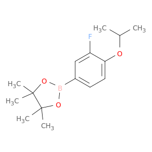 2-(3-Fluoro-4-isopropoxyphenyl)-4,4,5,5-tetramethyl-1,3,2-dioxaborolane