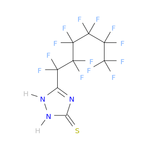 3H-1,2,4-Triazole-3-thione, 1,2-dihydro-5-(tridecafluorohexyl)-
