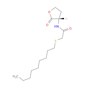 Acetamide, 2-(nonylthio)-N-[(3S)-tetrahydro-2-oxo-3-furanyl]-