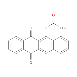 5,12-Naphthacenedione, 6-(acetyloxy)-