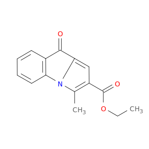 9H-Pyrrolo[1,2-a]indole-2-carboxylic acid, 3-methyl-9-oxo-, ethyl ester