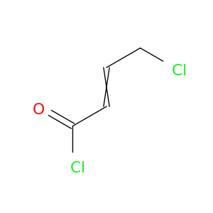 2-Butenoyl chloride, 4-chloro-