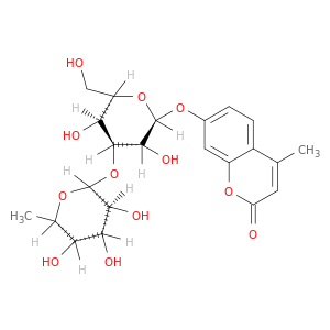 7-[[3-O-(6-脱氧-ALPHA-L-吡喃半乳糖基)-BETA-D-吡喃半乳糖基]氧基]-4-甲基-2H-1-苯并吡喃-2-酮