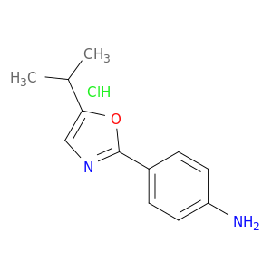 4-[5-(丙-2-基)-1,3-噁唑-2-基]苯胺盐酸盐