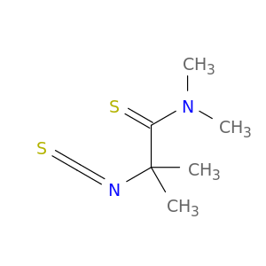 Propanethioamide, 2-isothiocyanato-N,N,2-trimethyl-